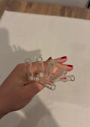 Şeffaf Cam Pipet Seti - Görsel 2