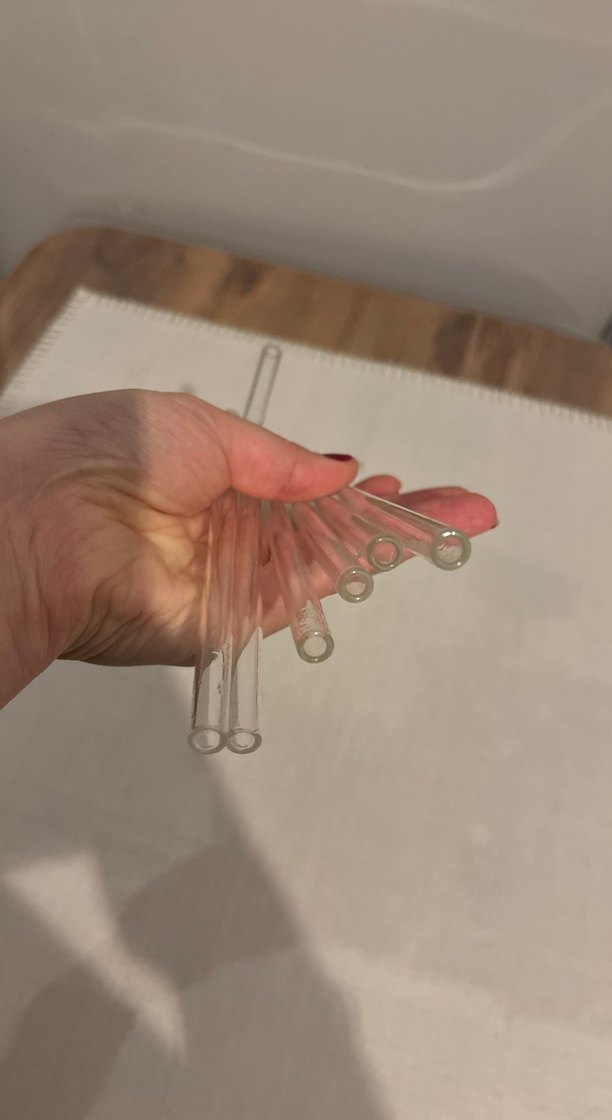 Şeffaf Cam Pipet Seti - Görsel 3