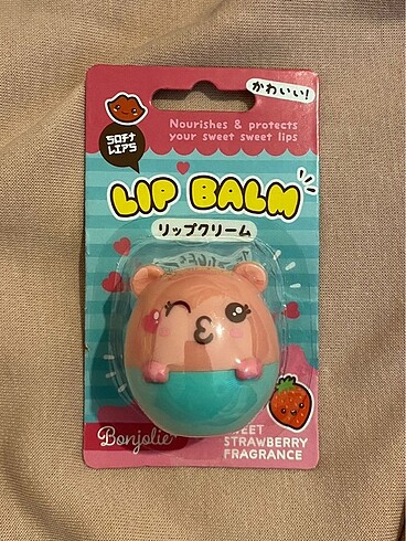 çilekli lip balm ayıcık