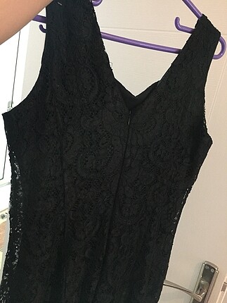 44 Beden siyah Renk Zara model balık abiye