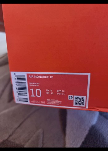 Nike Air Monarch Erkek Beyaz Spor Ayakkabı - Görsel 6