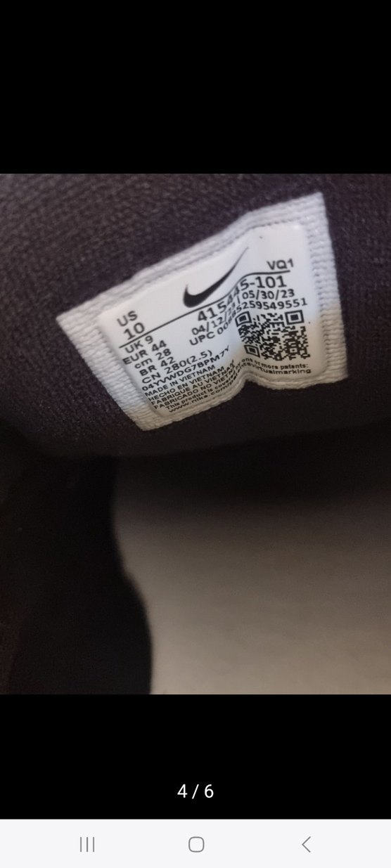 Nike Air Monarch Erkek Beyaz Spor Ayakkabı - Görsel 4