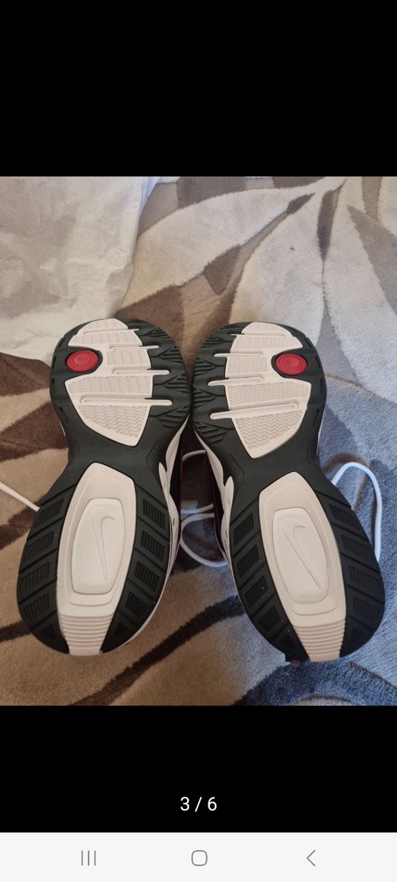 Nike Air Monarch Erkek Beyaz Spor Ayakkabı - Görsel 3