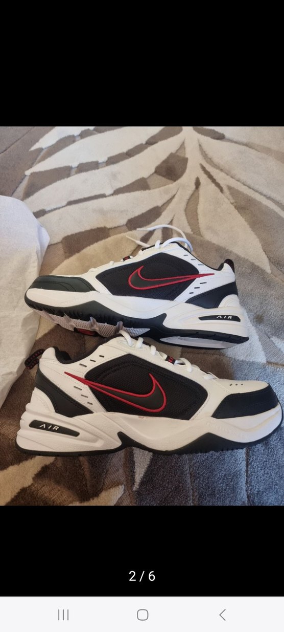 Nike Air Monarch Erkek Beyaz Spor Ayakkabı - Görsel 2