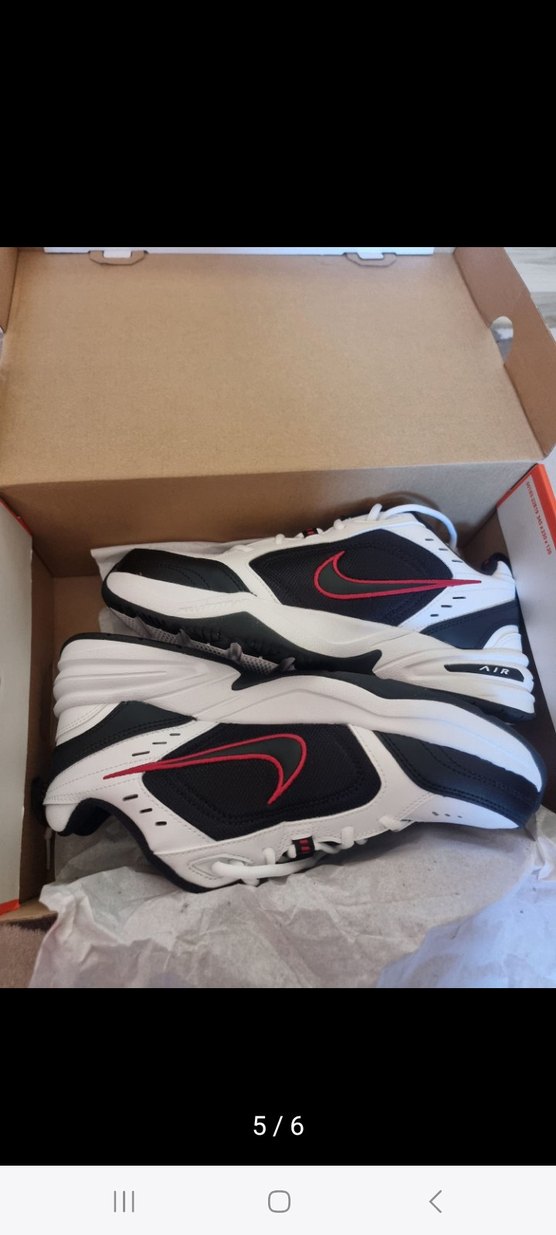 Nike Air Monarch Erkek Beyaz Spor Ayakkabı - Görsel 5