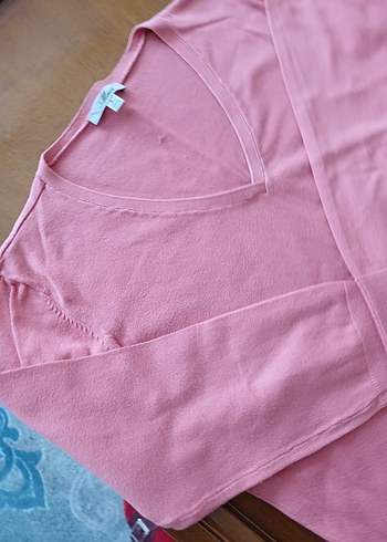 triko v yaka bluz - Görsel 5