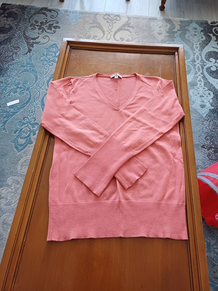 triko v yaka bluz - Görsel 2