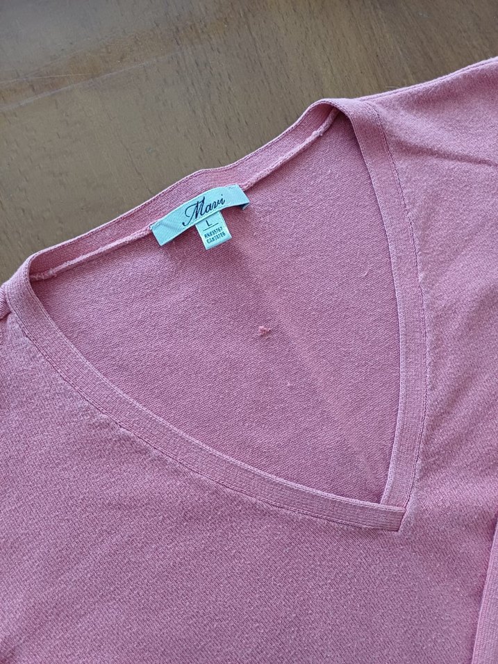 triko v yaka bluz - Görsel 3