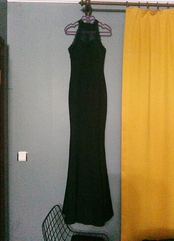 Siyah abiye elbise - Görsel 9