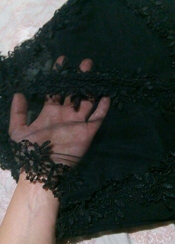 Siyah abiye elbise - Görsel 10