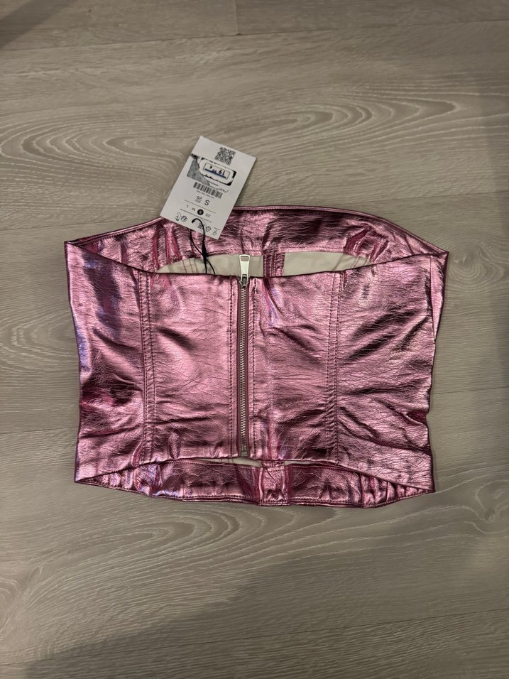 Bershka parlak straplez - Görsel 2