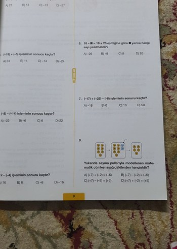 Beden Renk 7. Sınıf Matematik Soru Bankası