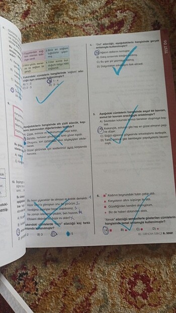 Türkçe soru Bankası  - Görsel 5