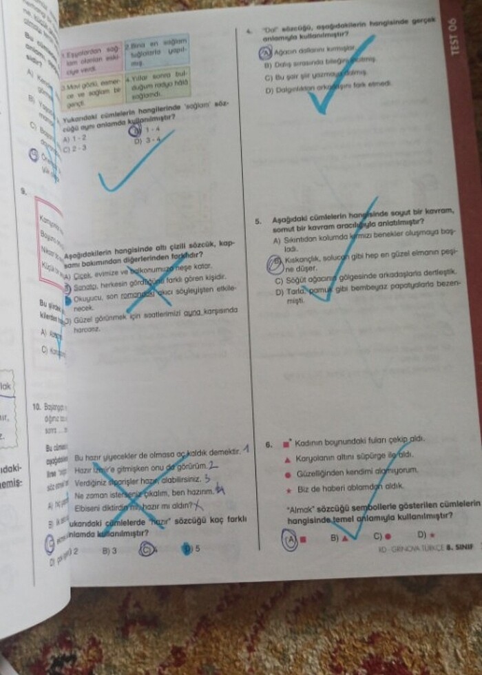 Türkçe soru Bankası  - Görsel 5