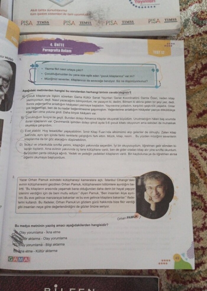 Türkçe soru Bankası  - Görsel 3