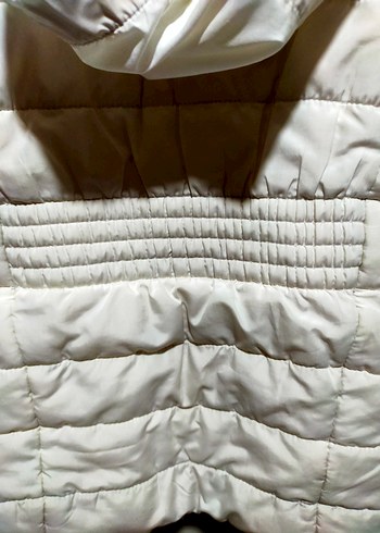 Beyaz Fermuarlı kız çocuk şişme yelek - Görsel 6