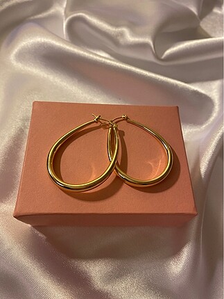 Gold Halka Küpe