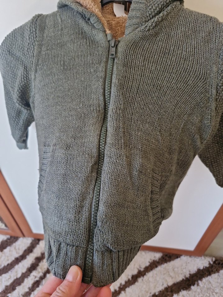 örgü bebek mont - Görsel 4