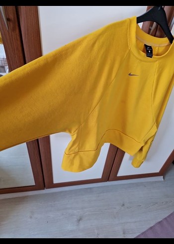 Sarı Nike Kadın Sweatshirt - Görsel 6