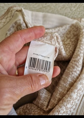 Bej Yargıcı kısa elbise - Görsel 5