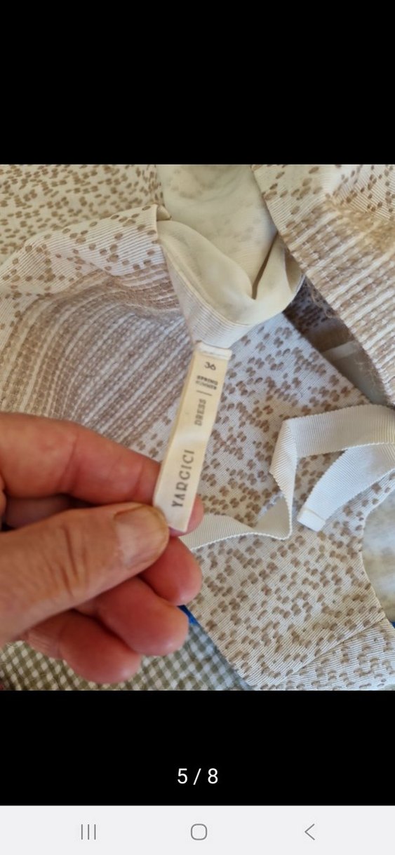 Bej Yargıcı kısa elbise - Görsel 2