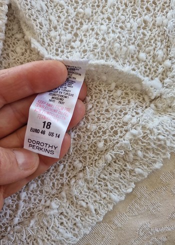 Bohem Tarz Beyaz Örgü Kadın Kazak - Görsel 8