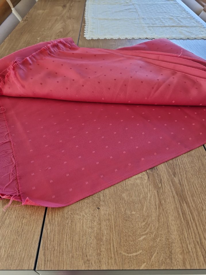 Taç gülkurusu fon perde kumaş - Görsel 2