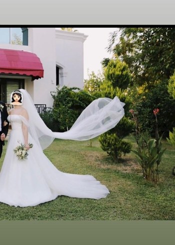 Modern Klasik Straplez BeyazHelen model Gelinlik - Görsel 2