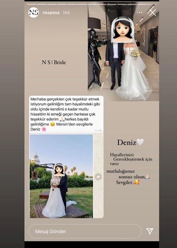 Modern Klasik Straplez BeyazHelen model Gelinlik - Görsel 3