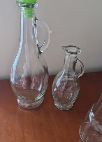 Pastel Kapaklı Cam Yağlık ve Sirkelik Seti - Görsel 3