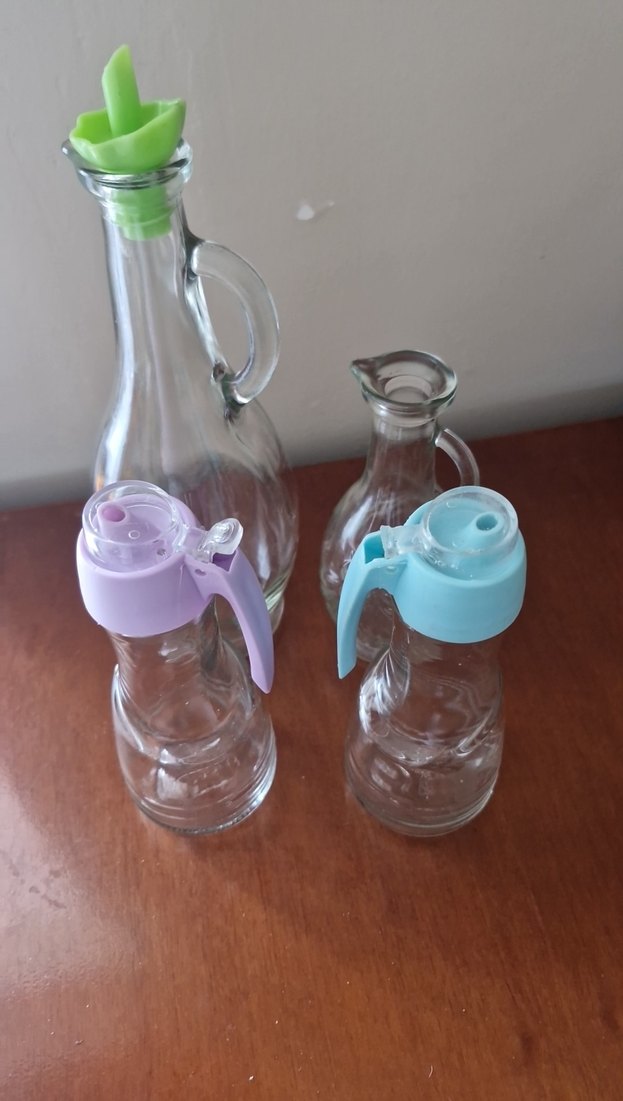 Pastel Kapaklı Cam Yağlık ve Sirkelik Seti - Görsel 2