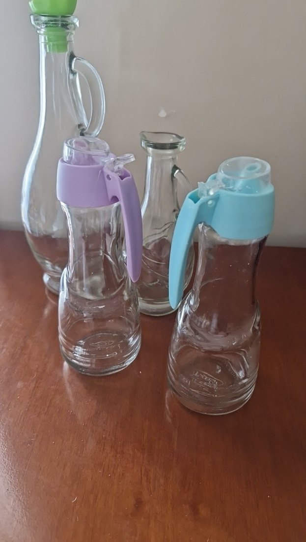 Pastel Kapaklı Cam Yağlık ve Sirkelik Seti - Görsel 4