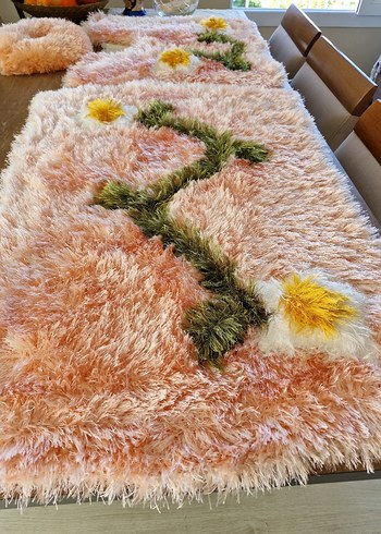 Çiçek Desenli Bohem Paspas - Görsel 2