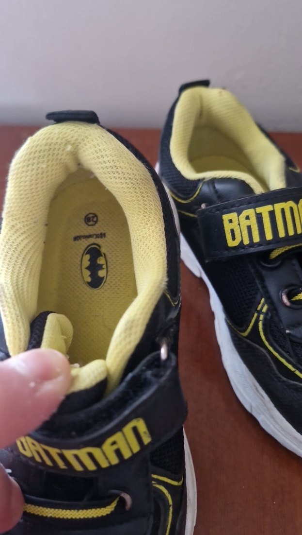 Sarı Siyah Batman Erkek Çocuk Spor Ayakkabı - Görsel 5