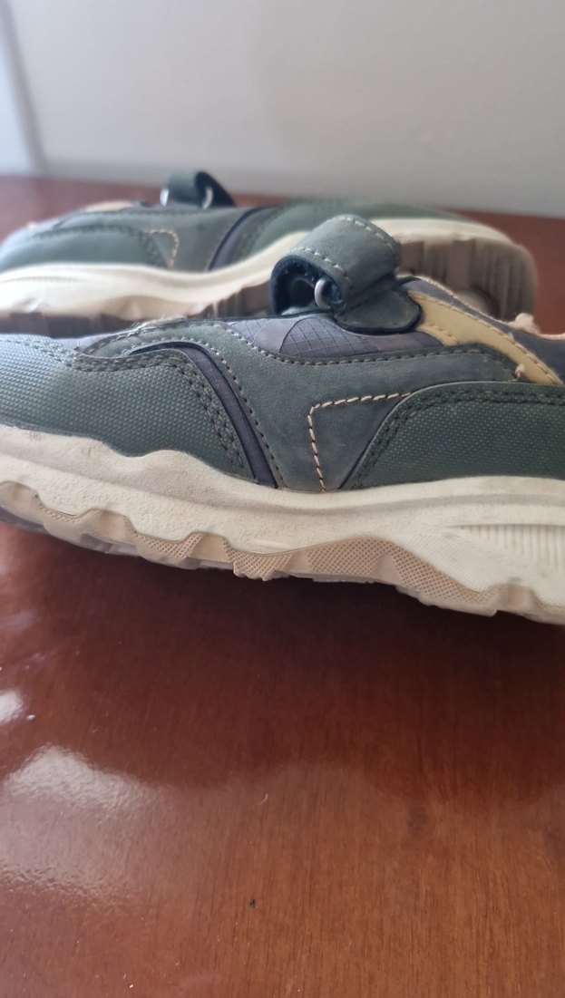 Gri Erkek Çocuk Spor Ayakkabısı Velcro - Görsel 5