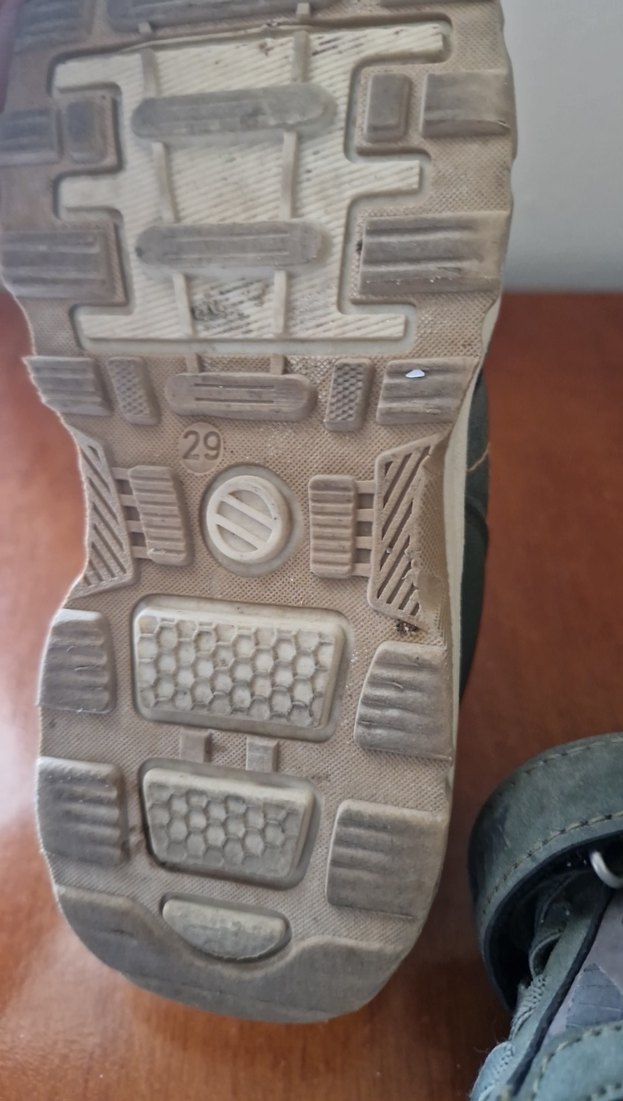 Gri Erkek Çocuk Spor Ayakkabısı Velcro - Görsel 4