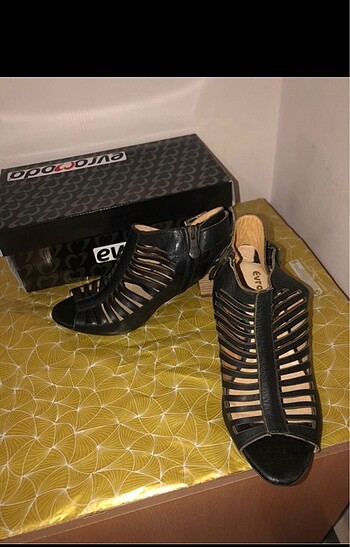 37 Beden EVROMODA Deri Kadın Ayakkabı