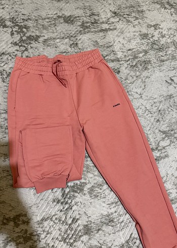 Pembe Spor Kadın Eşofman Altı