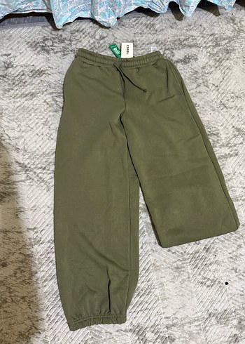 Kadın Haki Loose eşofman altı - Görsel 2