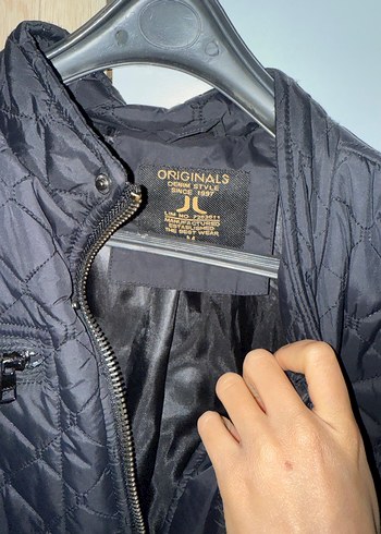 Erkek Siyah Kapitone Biker Ceket - Görsel 2