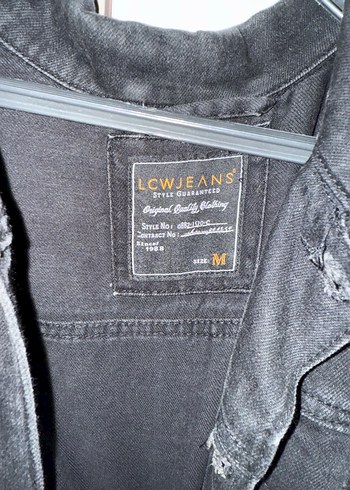 Gri Düğmeli Kadın Denim Ceket - Görsel 2