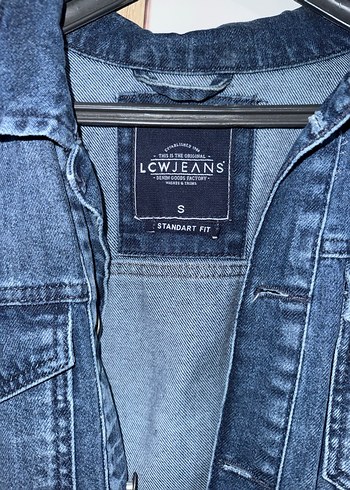 Düğmeli Mavi Kadın Denim Ceket - Görsel 2