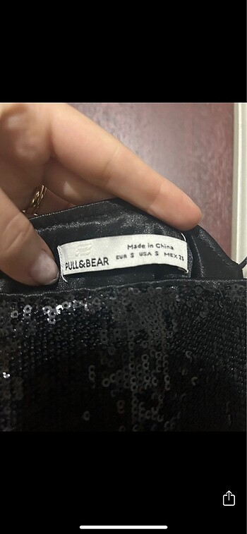 s Beden siyah Renk Pull&bear