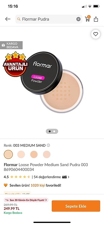 Flormar pudra