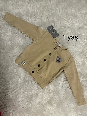 6-9 Ay Beden Kız bebek sweat hırka