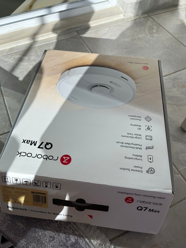 Beyaz Roborock Robot Süpürge - Görsel 4