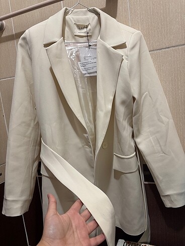 Koton Ekru blazer ceket