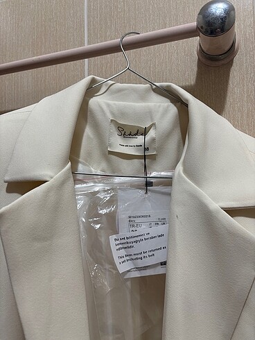 38 Beden Ekru blazer ceket