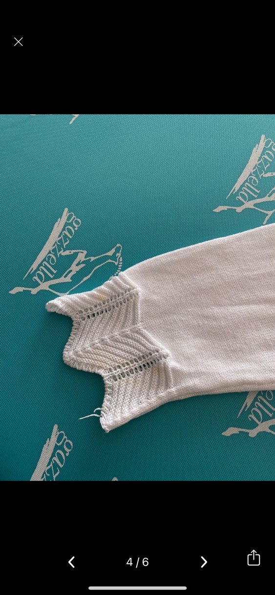 LCW Kız Çocuk Beyaz Örgü Hırka - Görsel 5