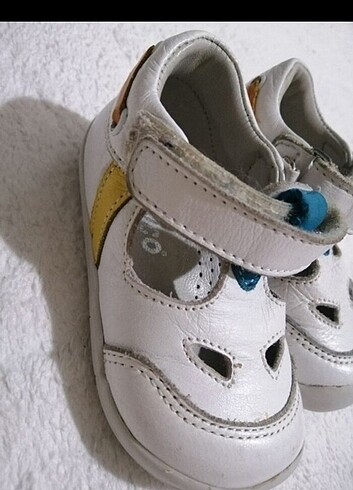 19 Beden beyaz Renk Bebek ayakkabısı 